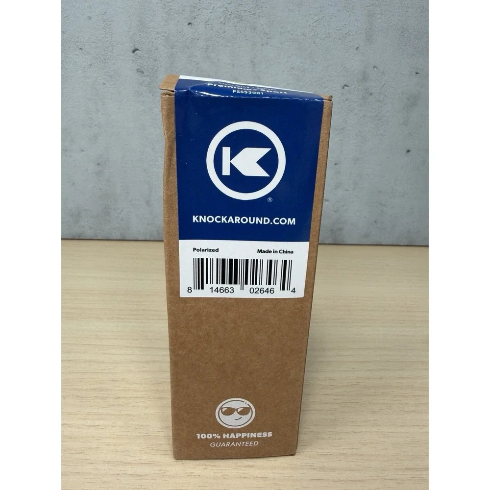 Knockaround Premiums Sport Clear Grey Square‎ PSSS3901 Polarized Sunglasses